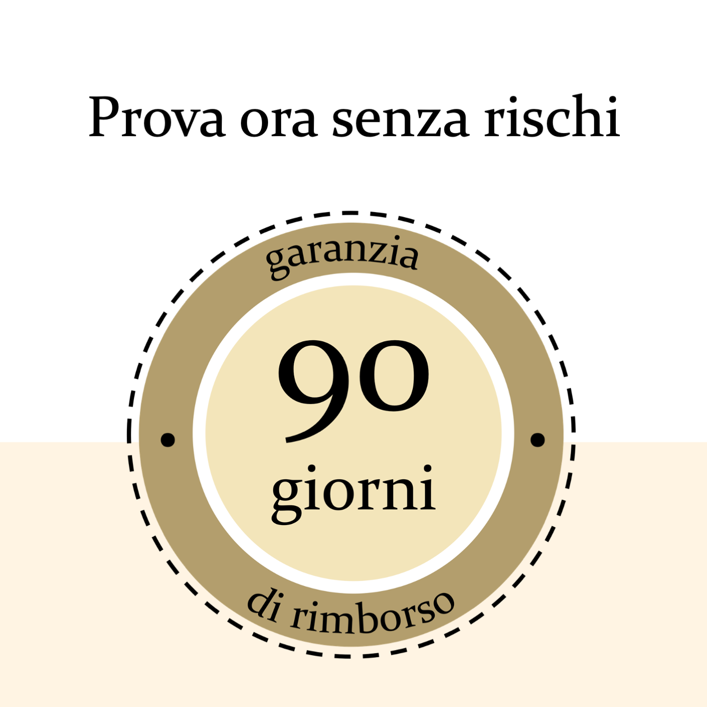 Se non sei soddisfatto, hai diritto al rimborso per 90 giorni
